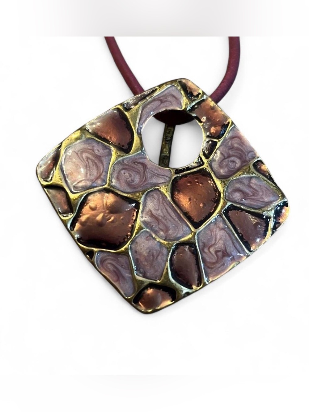 Signed Gaudi estate statement necklace - Picture 2 of 4